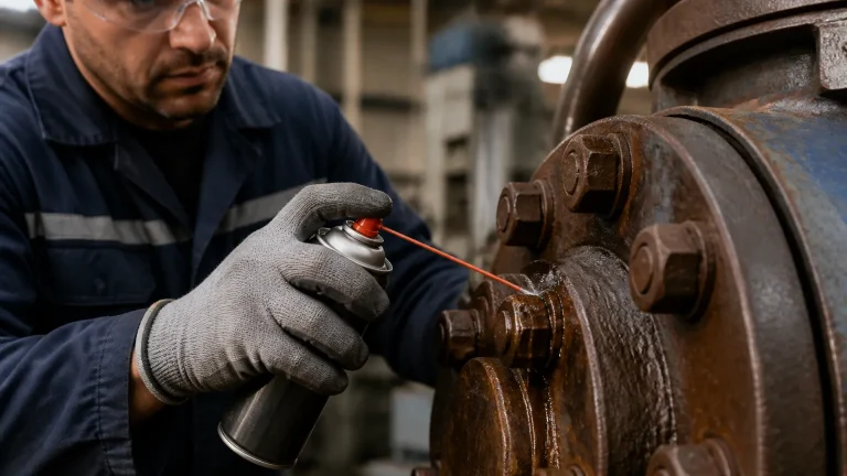Desengripante: para que serve na manutenção industrial e quando não usar